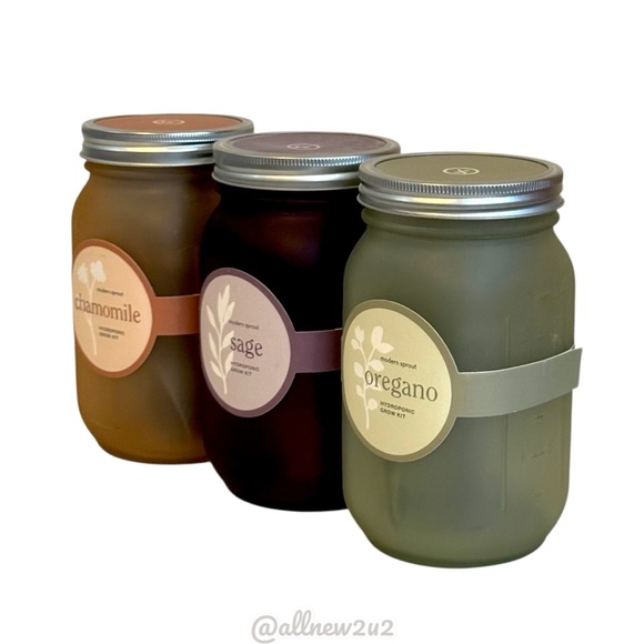 Set of 3 Herb Garden Jars Host Pick - Picture 7 of 16